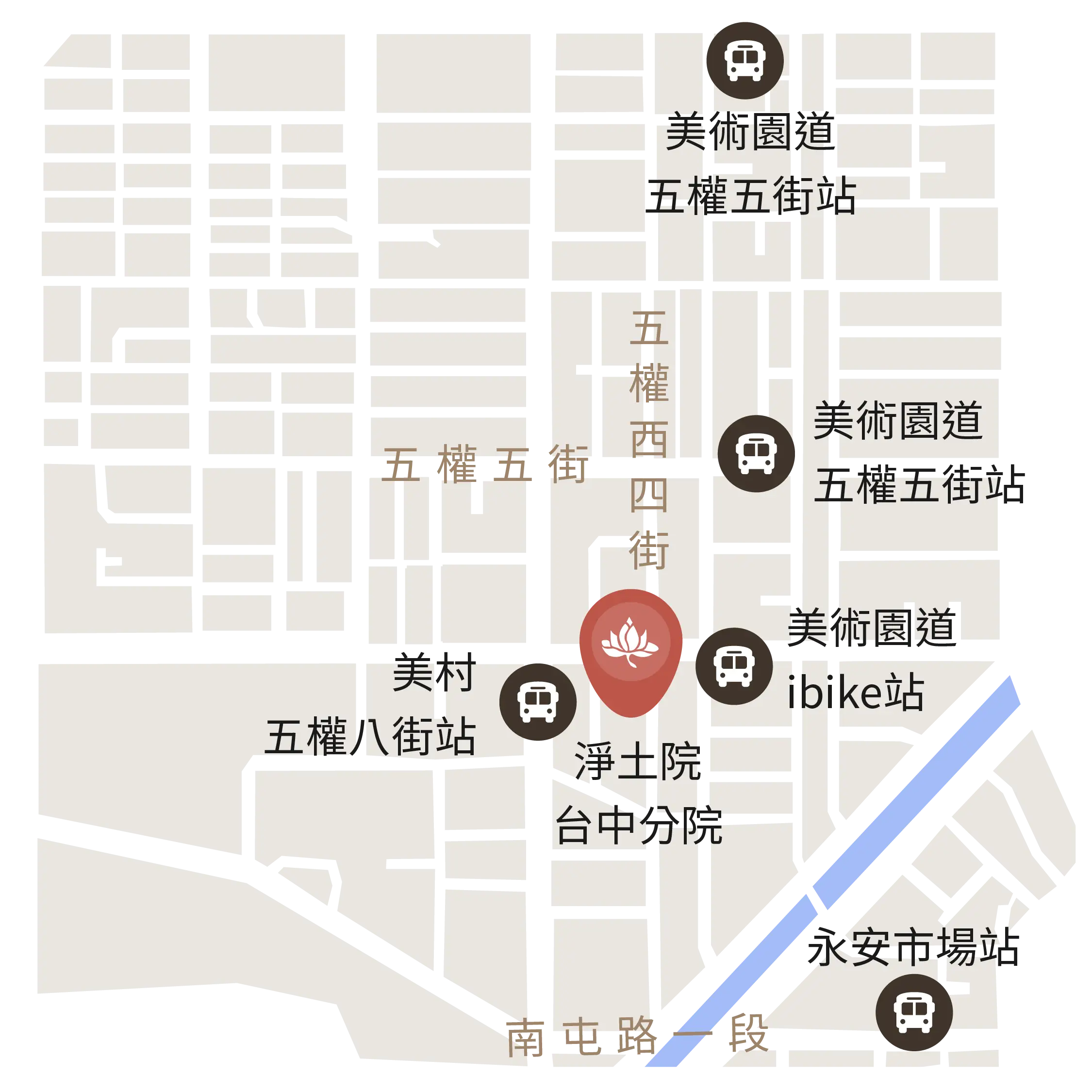 淨土院分院交通地圖 淨土院分院交通地圖